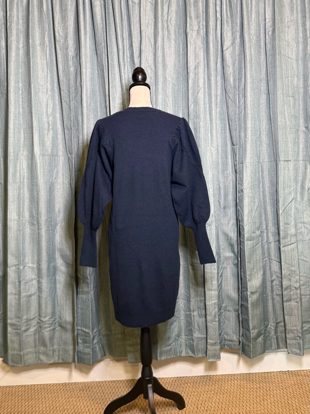 a new day Navy Long-Sleeve Knit Shift Dress - Picture 2 of 6